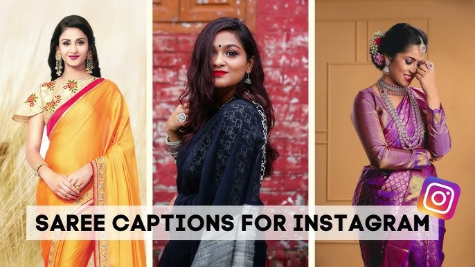 Best Saree Captions For Instagram | Sarees Quotes in 2025