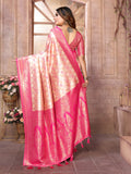 Light Pink Chaturi Banarasi Silk Saree