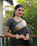 Black Handloom Silk Bandhej Patola Sarees