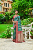 Firoz Raw Silk Two tone Weaving saree