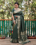 Green Pure Silk Bandhej Patola Sarees