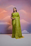Mehendi Bangalore Handloom Raw Silk Saree For Women
