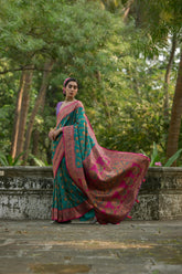 Firoz Pashmina Silk Kashmiri Weaving Saree