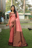 Pink Kanjivaram Silk Sarees for Festivel