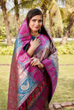 Purple Original Kanjivaram Soft Silk Saree