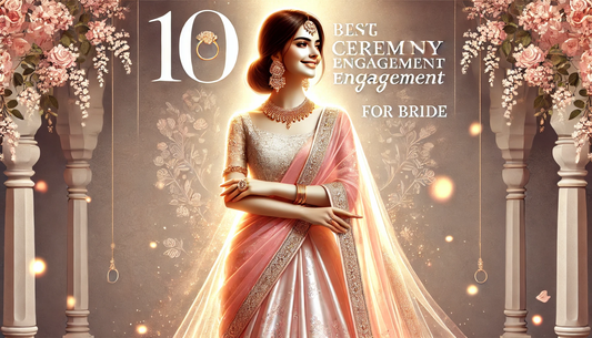 10 Best Ring Ceremony Engagement Saree For Bride