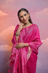 Rani Bangalore Handloom Raw Silk Saree For Women