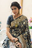 Mehndi Color Soft Banarasi Katan Silk Saree