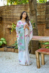 Pink Muga Silk Saree