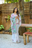 Pink Muga Silk Saree