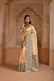 Pista Color Bangalore Handloom Raw Silk Saree