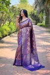 Light Purple  Kanchipattu Silk Saree