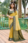 Yellow Traditional Kanjivaram Pattu Saree