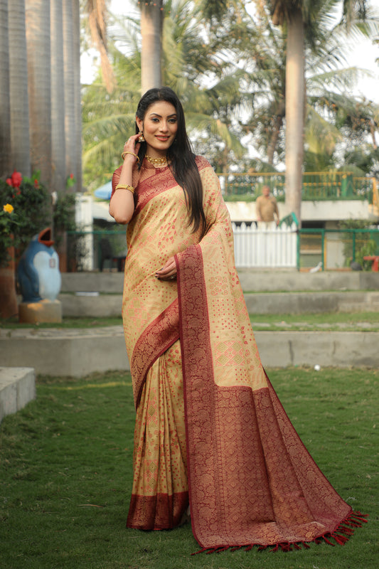 Pista Kanjivaram Silk Sarees for Festivel