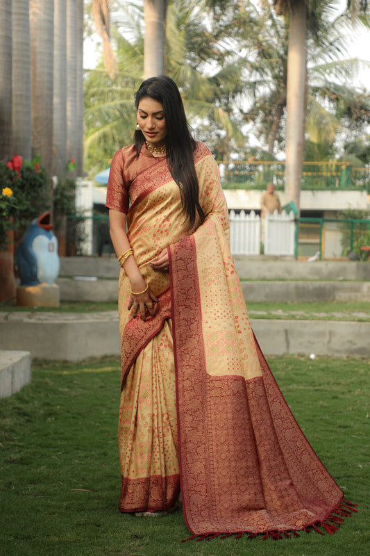 Pista Kanjivaram Silk Sarees for Festivel