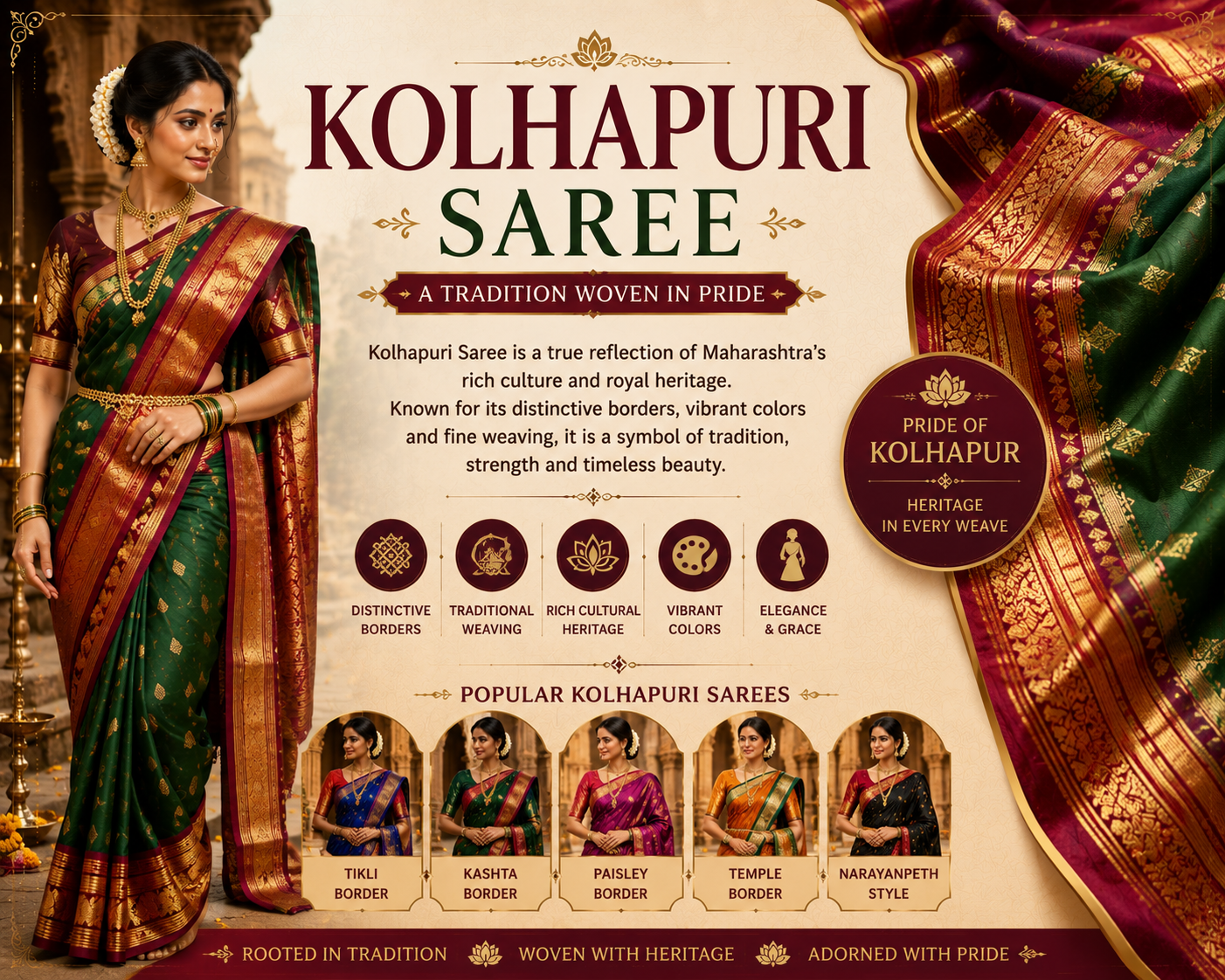 Kolhapuri Saree