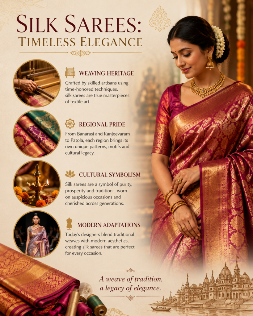 Silk Sarees: Timeless Elegance